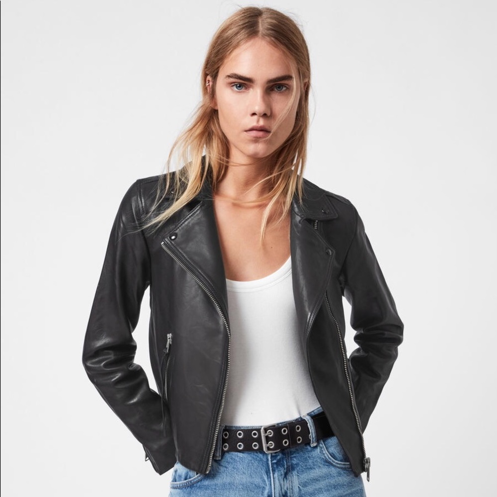 All Saints | Almost New Dalby Leather Biker Jacket